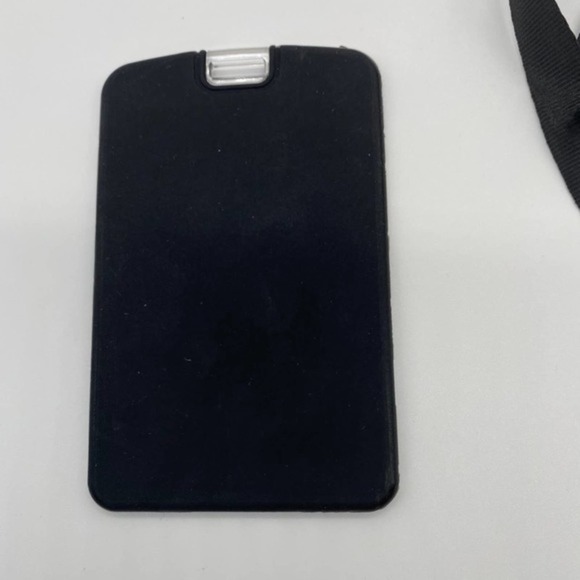 Silica Gel ID Holder and Lanyard Black - Picture 4 of 4